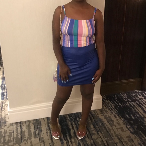 PVC Transparent Strap Chunky High Heels - Picture 3 of 7